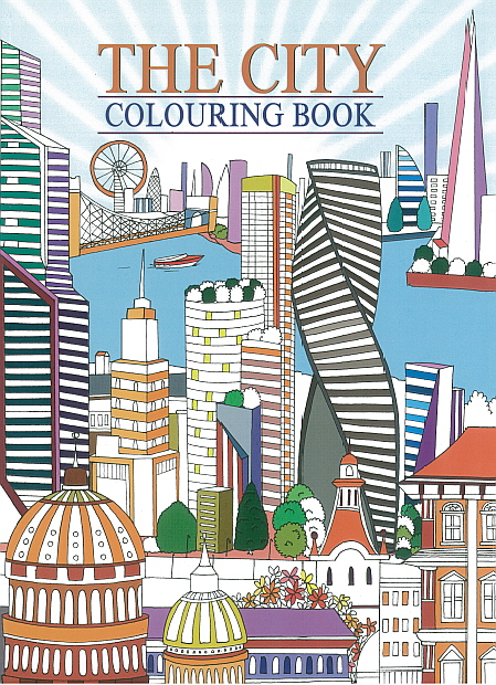 Adult Colouring Book - The City