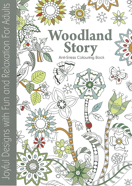 Adult Colouring Book - Woodland Story