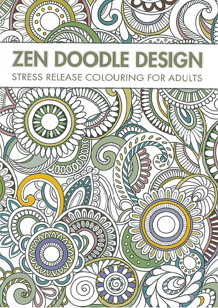 Adult Colouring Book - Zen Doodle Design