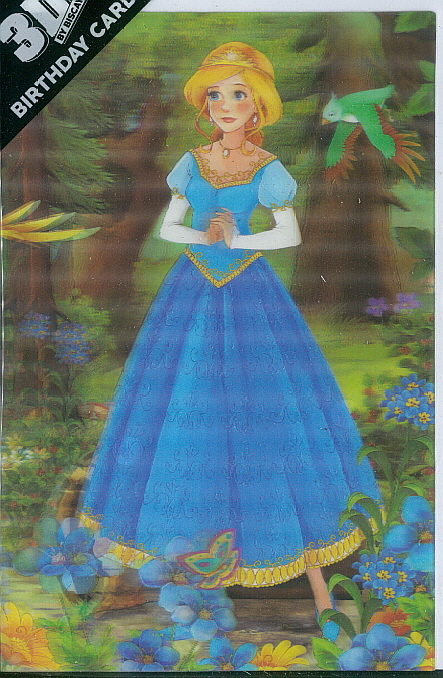 3D Card Princess