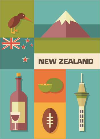 Kiwiana Card New Zealand