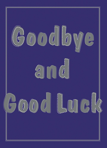 Whoppa Card Goodbye and Good Luck