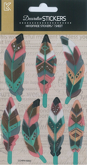 Sticker Decorative Feathers