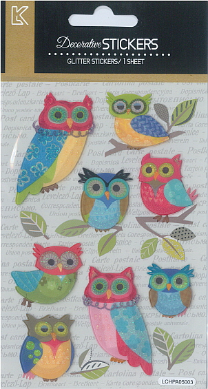 Sticker Decorative Owls