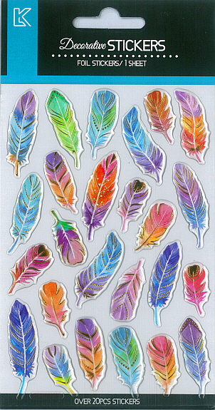 Sticker Epoxy Feathers