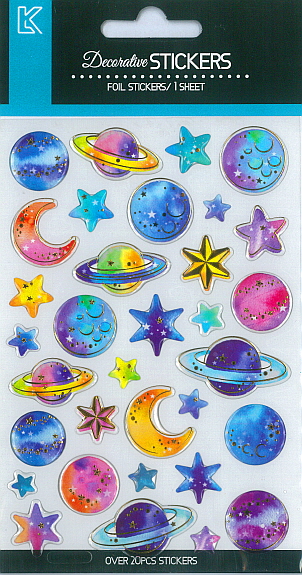 Sticker Epoxy Planets