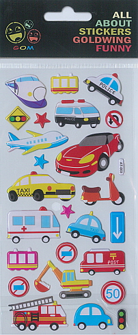Sticker Funny Transport
