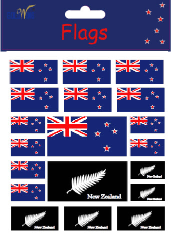 Sticker NZ Flags