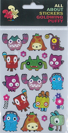 Sticker Puffy Monsters 2