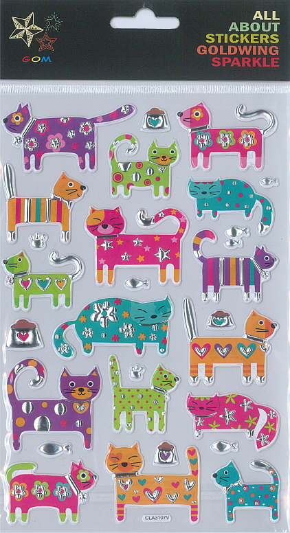 Sticker Sparkle Cats