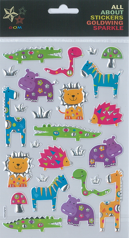 Sticker Sparkle Zoo Animals