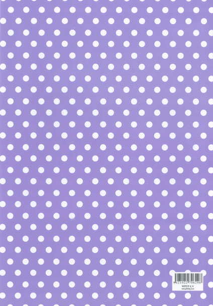 Folded Wrapping Paper Dot Lavender