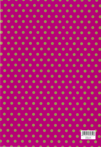 Folded Wrapping Paper Dot Pink