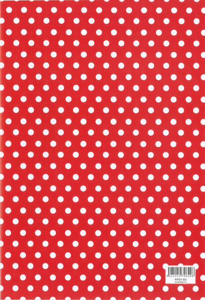 Folded Wrapping Paper Dot Red
