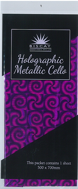 Holographic Wrap Purple(500x700mm)