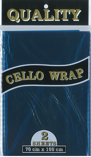 Cello Wrap (700x1000mm) Blue